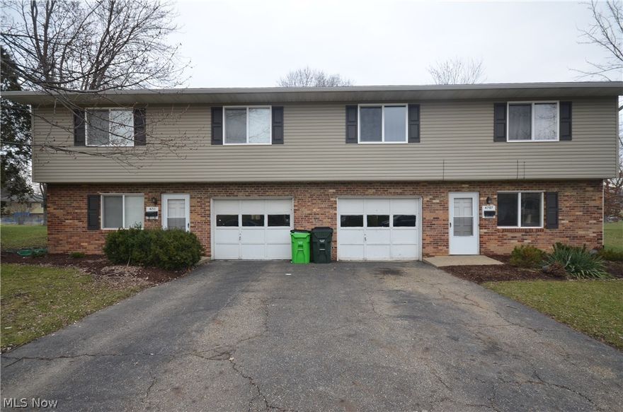 Updated 2 unit near Maplewood Swim Park! Roof, Siding, Windows all updated and on one side the kitchen and bath have been updated as well! Kitchen appliances transfer with property too! Brick and vinyl exterior, nice sized yard, dimensional shingle roof. Each unit has 1 car attached garage, lower level family rm, lower level ½ bath, lower level laundry. Upstairs with living room and built in wall A/C, eat in kitchen, full bathroom, hall linen storage and 2 nice sized bedrooms with good sized closets. One unit is vacant for easy showing and the option of an owner-occupant buyer. Other side is a long standing tenant. Tenant pays gas, electric, trash, water, sewer and handles lawn and snow removal. Updates include: ’13 Roof, Vinyl Siding, Fascia, gutters, downspouts, Windows. ’12 Kitchen and bath (Unit 4707), Carpet (Unit 4711). Furnaces estimated approx.10 yrs old. Hot Water Tanks approx. '11.