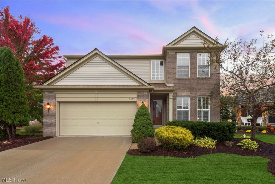 Lovely 3-Bed/2.5-Bath Olmsted Falls Colonial Located in the Fabulous Harvest Village at Woodgate Farms Development on a Private Cul-De-Sac with Very Little Traffic. Wonderful open floor plan...family room with soaring vaulted ceilings and lovely corner fireplace focal point and wall of windows. Spacious eat-in kitchen features a center island, loads of cabinetry, a pantry, and a slider door to the patio. A half bath and laundry room complete the first floor. Master bedroom with en-suite bathroom, double sinks, and large walk-in closet. Two additional nice sized rooms and a large full hall bath round out the second floor. Spacious lower level features offer a great place for exercise/ play and an abundance of storage. Two car attached garage. Enjoy fall breezes on the large stamped patio in the backyard - perfect place for entertaining! Woodgate Farms amenities include a lovely community center, pool, playground and activities for your family! Schedule your appointment today!