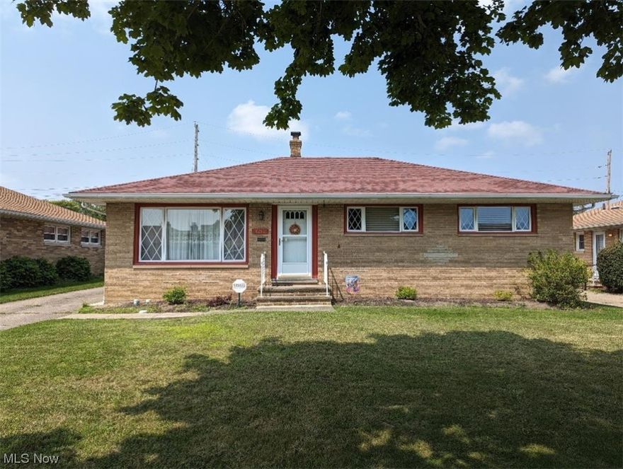 Sought after 3 bedroom brick ranch in the desirable area of Brooklyn, Ohio.  Great city services and a beautiful Rec Center which features a pool, ice skating, fitness room, sports fields and an outside pavilion.   Spacious living room and dining room.  The entire house has hardwood flooring.  Furnace new in 2020; Hot water tank approximately 7 years old, Central air approximately 7 years, Newer roof, vinyl windows throughout, glass block windows in basement and waterproofing completed by USA Waterproofing.

UPDATE:  We are in Multiples.  Please submit Highest & Best by 6:30 P.M. 8/23/2023