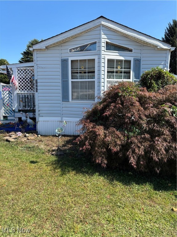James Place Mobile Home Park is a very nice park and community where this wonderful single wide mobile home is located. This single wide is ready for you to call home. The combination eat in kitchen, family room, and addition offers a very nice space to entertain your guests. Both bedrooms are very spacious and the Primary Bedroom has two closets. The area in the hall that has the washer and dryer is very roomy and conveniently located across from the bathroom. Home has been professional cleaned and ready to move in. Do not miss this one!!!