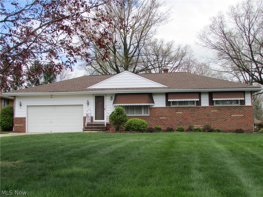 One Owner Impeccably Maintained 3 Bedroom Brick Ranch w/Newer Roof, Hot Water, Driveway, Garage Floor, & Patio,  Formal Living/Dining Room Combination w/Crown Molding Leads to the Vaulted Family Room w/Fireplace & Ceiling Fan w/ Access to Patio, The Eat in Kitchen features all appliances & Overlooks the Yard, All 3 Bedrooms have Hardwood Floors under the carpet & Crown Molding, The Lower Level features a 34 x 13 Rec Room, perfect for Entertaining, an Office/Den &  another room for a Workshop or Exercise Equipment, plus a Full Bath, and Laundry Area w/Washer & Dryer. Nice Lot and Shed,  Great location with close access to shopping and highway access. Enjoy the Seven Hills Recreation Center, Pride of Ownership & a Real Pleasure to Show!

City is in the Process of repairing the street and are estimating to start the work in June.                                               
Sellers will contribute 50% (approx.. $6000) to pay for the Conversion to Sewers.