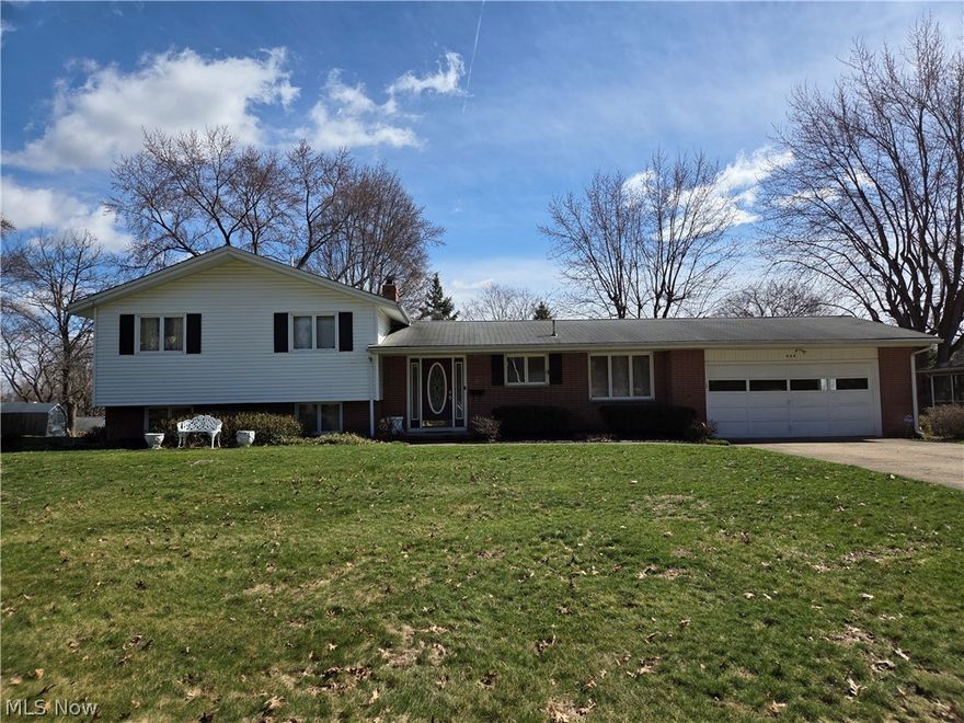 Spacious 4-bedroom, 2-bath split-level home located on a dead-end road in the highly desirable North Canton School district! This 3-level home features vaulted ceilings, beautiful cherry wood cabinetry, a bright eat-in kitchen, and ample space for entertaining. Enjoy two separate living areas, including a cozy lower-level space with a gas-burning fireplace along with an unfinished basement.
Situated on a .358-acre lot this home is perfect for growing families or buyers looking for endless opportunities. 
Square footage is estimated. Buyers and Buyers agent to verify all information contained herein.
Seller is selling "AS IS" no repairs.