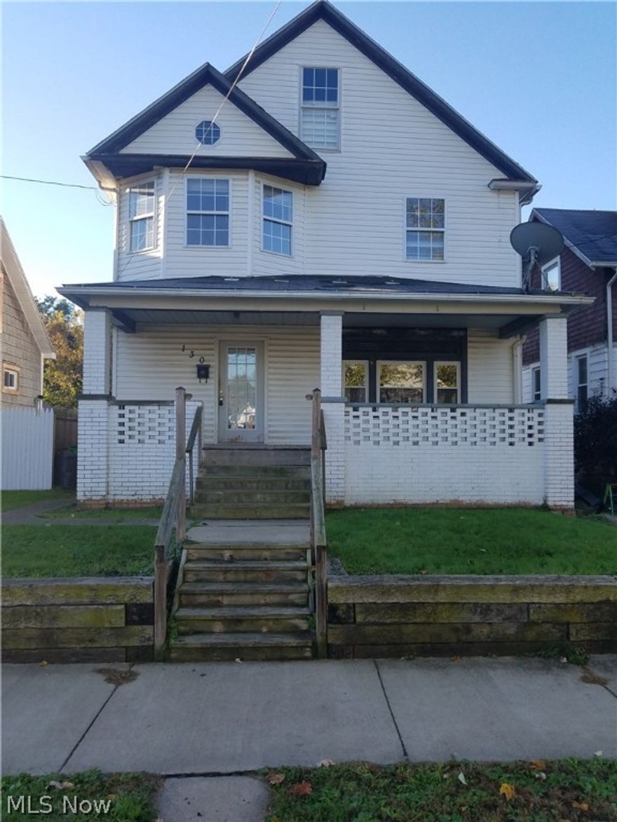 Welcome to 130 W Washington!  Very spacious home with fresh paint, new flooring in kitchen and bath.  Main level featuring open floor plan with inviting foyer, living room, formal dining room and big kitchen with beautiful pantry and basement doors and a half bath.  Second level has all bedrooms, one main bath and plenty of roaming room.  Unfinished attic can easily be finished for storage or living space.  Full basement with glass block windows.  Nice spacious yard with a privacy fence, rear deck and loads of room to move around.