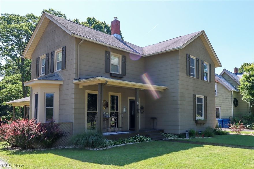 Welcome to this prestigious, majestic, updated 1936 sq ft Colonial. Boasting of upgrades and Character, stunning woodwork throughout, includes wood accents over windows, and window coverings like no other. Nothing has been overlooked. Front Porch, side patio, all situated on a 76x303 manicured lot. Upgrades include, kitchen, with all appliances, custom cabinetry, island w/ bar stools, flooring, furnace, A/C, H2O. 1st Floor Family Room or could be used as a dining room, w/unique door opening w/ double wide screen door to enjoy the outdoors even when you're inside. Bedrooms are stunning in size & Character, room for a 2nd full bath you choose where. Walk in Closes, Full Basement with loads of storage, Basement walls have been re-built w/solid cinder blocks. Outdoor shed w/ample space for a 2-3 car garage of your choice. Homes effective age is 2020 w/improvements. Huge price adjustments - Seller is motivated and needs property SOLD! Bring reasonable offers.