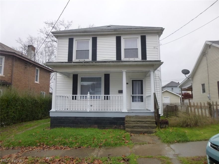 Lovely 2 story home with vinyl siding, Newer Roof and windows, Updated electric box, culligan water system and brand new gas boiler. So clean and ready to move into. Beautiful woodwork, stairway and pocket doors. Nice level yard. Covered front porch and deck on back. Full bath on 1st floor has walk in shower. 2nd story bath has claw foot tub... Built in cabinet in Dining room. Additional room on 1st floor could be used for play room, 1st floor bedroom or just a media room for your family entertainment.