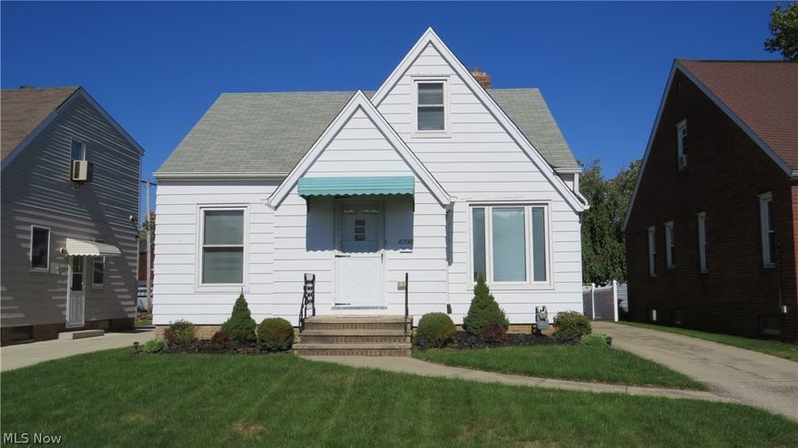 Welcome Home to this charming 3 bedroom, 1.5 bath Cape Cod with beautifully landscaped, fenced yard! Over-sized 1 car garage with newer garage door & roof. Only 2 owners that have kept this home well-maintained! Stunning hardwood flooring throughout! This home has so much character with its arch doorways & original 6 panel wood doors. Formal dining room leads to sun room. Large master suite upstairs with walk-in closet & nook area that could be used as an office, reading area, nursery, vanity area, etc! Spacious basement with newer carpet, ceiling & canned lighting, great space for entertaining! UPDATES include electric panel, Stanek windows, garage door & garage roof, basement carpet & ceiling, updated fans/lighting throughout. Furnace/AC 12 years old. All kitchen appliances & washer/dryer stay! Don't miss this move in ready home for a great value!
