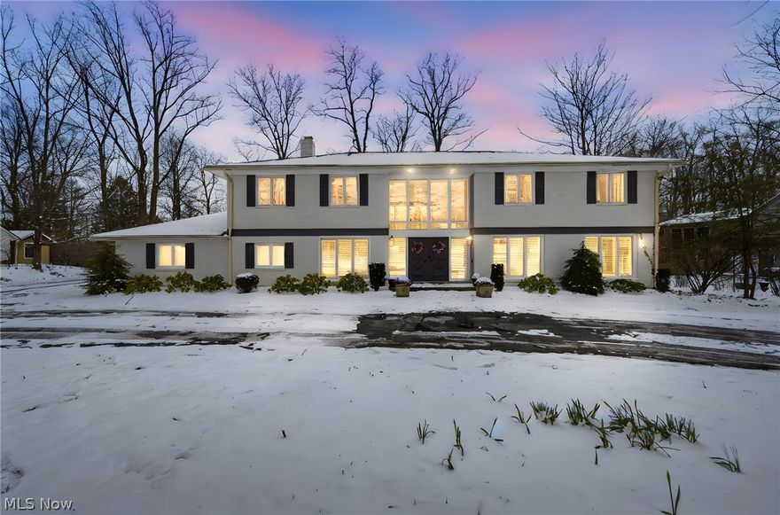 Welcome to your dream home in prestigious Pepper Pike, Ohio—a highly sought-after suburb renowned for elegant residences, tree-lined streets, top-rated schools, and convenient access to Cleveland's upscale amenities.
This stunning colonial masterpiece blends timeless sophistication with modern luxury updates. It features 4 spacious bedrooms and 5 luxurious bathrooms, ideal for family living and entertaining.
Step into the spectacular chef's kitchen: an oversized island, sleek quartzite countertops, and brand-new GE Café series appliances—including a 5-in-1 microwave and dedicated beverage center—combine style and functionality seamlessly.
Gleaming bamboo flooring flows through the main level and bedrooms, accented by exquisite tile. Two wood-burning fireplaces invite cozy gatherings, enhanced by exceptional woodwork, intricate moldings, cove ceilings, and recessed lighting. A dramatic curved staircase adds grand elegance.
Newer windows frame breathtaking views of the beautifully landscaped property, bathing interiors in natural light and tranquility.
The partially finished basement offers a full bath and walk-out to a private backyard oasis: inground pool, kids' playground set, expansive deck for al fresco dining, and ample under-deck storage.
Additional highlights: circular driveway, attached 2-car garage, and direct access to scenic walking trails from your driveway.
Experience the perfect fusion of classic colonial charm and contemporary luxury in one of Northeast Ohio's most desirable neighborhoods. This exceptional residence awaits—schedule your private tour today!