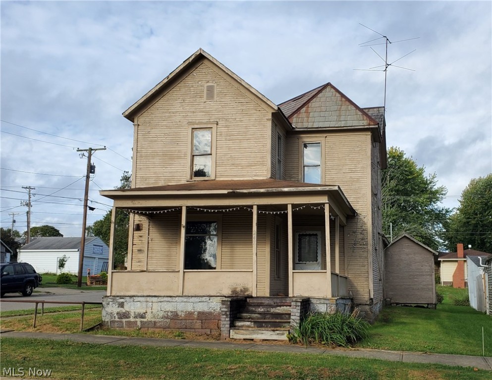 Great INVESTMENT opportunity or just a fixer upper! This single family home was once a duplex and could easily be separated again for a 1-2 bedroom unit on first floor and a 1-2 bedroom unity on second floor, 2 full kitchens and 2 full baths. Located right in the heart of Byesville in Rolling Hills Local School District. Call today for more information and photos.