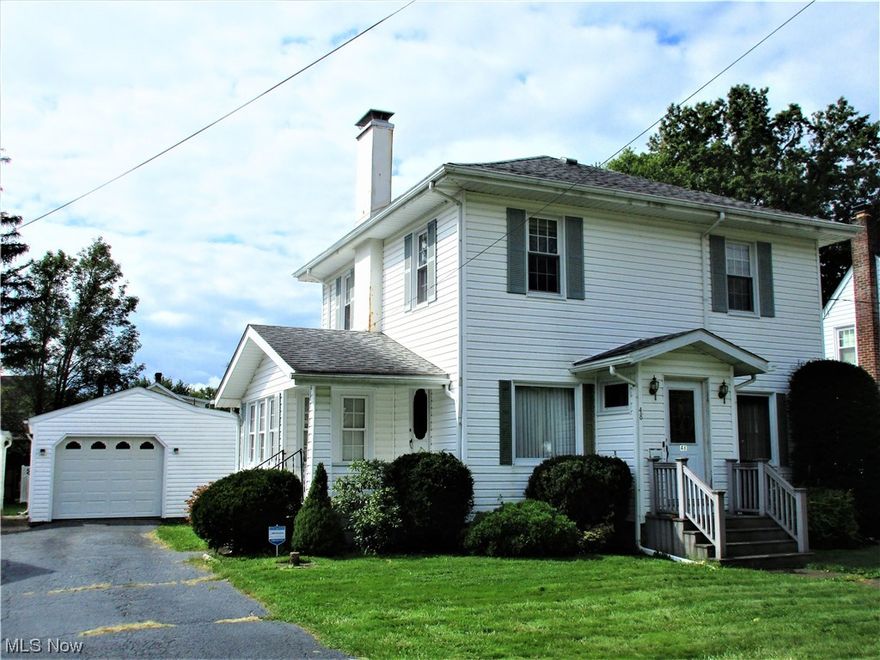 Immediate Possession on this 3BR home. Home has oak woodwork hardwood floors under carpet. LR w/gas fireplace. Formal DR w/window seat. Vinyl deck & porch. 10x7 sun room. Detached garage has a workshop & Enclosed patio. Home Warranty. Roof approx 12 years - updated tilt in windows. Basement has been waterproof.  New Hot water heater.