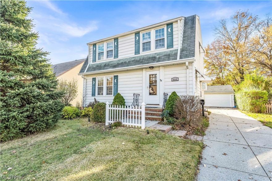 Welcome to 5205 Krueger Ave, Parma, OH 44134 – your dream home awaits! This large 1300+ square foot colonial offers spacious comfort and style. The three bedrooms are highlighted by a spacious master bedroom with his and her closets. The two bathrooms are ceramic tiled with the upstairs featuring jacuzzi tub and the downstairs giving you a full shower option! The kitchen has quartz counters, a countertop range and a good sized pantry. The main floor is rounded out by a dining room large enough to handle your furniture and family room centered around a stone quartz gas fireplace with a walnut mantle. Outside offers a two car garage, a brand new roof, an extra large private backyard ideal for entertaining or relaxing with a pavilion and a fire pit. Green thumbs will appreciate the herb and vegetable garden, made even more convenient with an underground water line and electrical that runs to the back of the property. A half finished basement, a tankless water heater, freshly professionally painted round out this beauty in the heart of Parma! Don't miss the chance to call 5205 Krueger Ave home – where comfort, style, and functionality converge seamlessly. Make your appointment today!