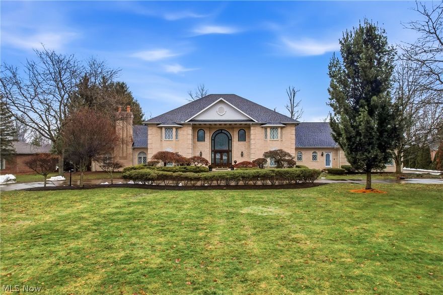 Welcome to this STUNNING 5-bedroom, 4 full and 2 half bath BRICK MASTERPIECE featuring a Spacious 3-Car Garage.  From the moment you enter, you're greeted by a Grand Open Foyer with a DRAMATIC Dual Curved Staircase, setting the tone for the ELEGANCE found throughout the home. The main level includes a Formal Living Room and Dining Room, a HUGE Great Room with a BREATHTAKING floor-to-ceiling Stone Fireplace, and an AMAZING Eat-In Kitchen complete with a Center Island, Granite Countertops, Stainless Steel Appliances, Walk-In Pantry, Breakfast Area, and a Cozy Sitting Space. The First-Floor Master Suite offers a Master Bath with his-and-her walk-in closets and a LUXIOURIOUS en suite bath featuring a Jacuzzi Tub and a Floor-to-Ceiling Tiled Shower. Two convenient half baths and a large laundry room complete the main floor.
Upstairs, the home is uniquely designed with a North Wing and South Wing. The North Wing includes Two SPACIOUS Bedrooms and a shared full bath, while the South Wing boasts two additional Bedrooms, each with private baths and walk-in closets. The MASSIVE Finished Lower Level provides abundant space for Relaxation and Entertainment, offering a Family Room, Recreation Area, Game Room, Exercise Area, Multiple Storage Rooms, and staircase access to the garage.
Outdoor features include a Second-Floor Patio and a Main-Level Deck, perfect for enjoying peaceful mornings or hosting gatherings. This home is truly a Brick Work of Art offering Luxury, Space, and thoughtful design in every detail.
Updates Include:  Furnace (2021), Furnace(2010), AC(2006), HWT(2011), Roof(2014).
Utility Averages:  Gas - $179.00, Electric - $202.00.