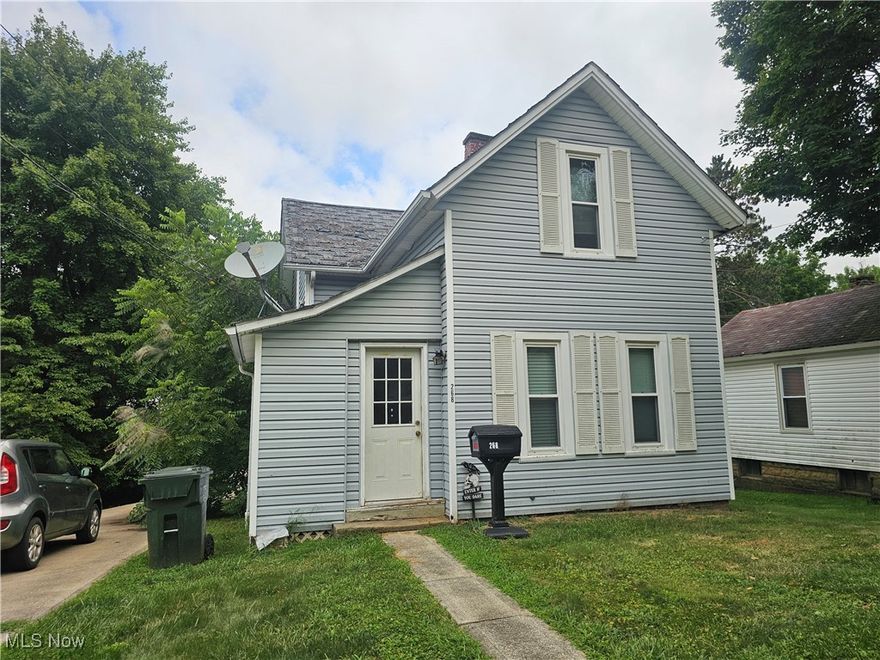 Charming home brimming with potential! This house features a solid structure and a spacious detached 2-car garage. The kitchen and bathroom provide a blank canvas, ready for your personal touch and design ideas. An unfinished basement offers abundant storage space or room to expand. This is a fantastic opportunity to build equity and create the home of your dreams in a wonderful Wadsworth location.
