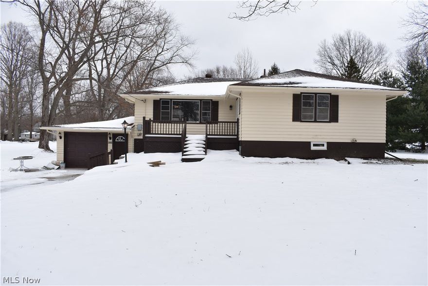4 Bedroom 2 Full Bath Custom Remodeled home in Saybrook Township! Ranch style with a full Finished basement, 1 car attached garage, central air, generator, whole house air purifier and more. The updates are truly unique and astounding! The main level features refinished hardwood floors, an open concept with the 25'x12' living room connecting to the kitchen via a NY designer-look Venetian archway. The kitchen is a sight to behold with one-of a kind epoxy counter-tops, never used stainless steel appliances just installed this year, porcelain floors with marble accents, and a glass mosaic back-splash. From the kitchen area step down into the Bonus Family Room full of light with a perfect view of the scenic backyard! A large master bedroom offers a private and newly refinished full bathroom. Both bathrooms in this home have a tiled bathtub surround, newer vanities, lighting, and tile floors. The Full Finished basement offers a 5th Bedroom! There is so much space in the basement & so many p