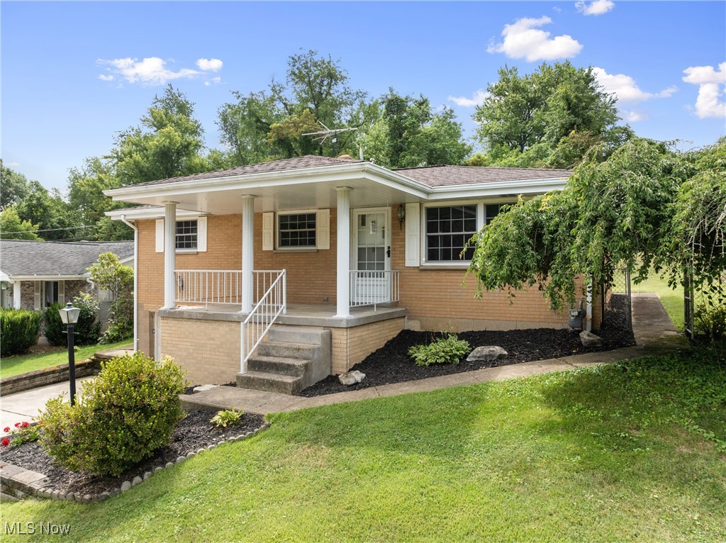 Welcome to 714 Douglas Ave, a charming brick ranch nestled on a quiet cul-de-sac. This well-maintained home offers 3 spacious bedrooms and 1 full bath on the main level, with beautiful hardwood floors, large windows, and a bright, open living space. The eat-in kitchen features solid wood cabinetry and ample counter space. Downstairs, the basement is already plumbed and includes a working shower and toilet, perfect for future expansion or a second bathroom. Enjoy the peaceful backyard and attached garage, all in a convenient, established neighborhood.