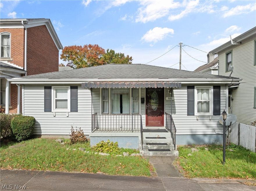Charming 3-bedroom, 1-bath well-built home conveniently located in town. Enjoy one-floor living in this quaint home for downsizing or starting out! Features a small, low-maintenance yard and a large, clean basement ready for your ideas — workshop, storage, or extra living space.