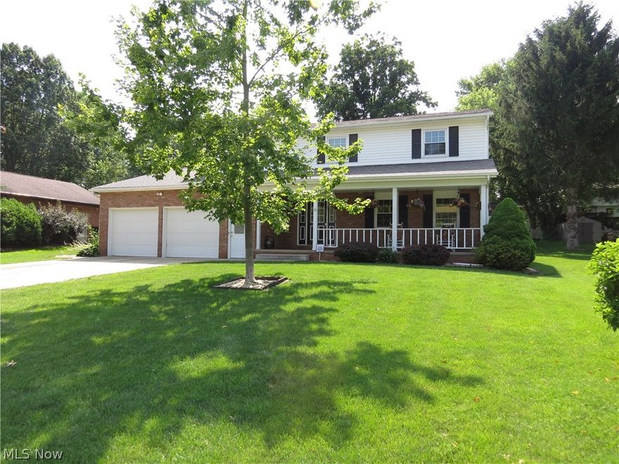 Move-in ready home close to Washington Square, North Canton Schools, Stark Parks and the square of North Canton! This 3 bedroom, 2.5 bath home will not disappoint. The inviting foyer with a hall closet leads to the formal living room and dining room.  You'll love the eat-in kitchen with granite countertops, stainless steel appliances, cabinets, pantry and view to the back yard. After an evening of meal prep, retire to the family room featuring a gas fireplace. Convenient half bath on the main level, too. Upstairs, 3 enormous bedrooms with new laminate flooring, lots of closet space and two full baths.  The full basement provides ample storage, workshop space, as well as a partially finished area great for an office, play or exercise room. Fantastic outdoor spaces including cement patio, large front porch and large secure shed. Additional updates include roof, hot water tank, concrete driveway, windows and more! Call to schedule your private showing today!