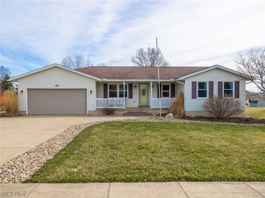 Welcome to this attractive ranch home in a quiet Dalton neighborhood, where convenience meets modern living. A concrete driveway leads to an attached two-car garage. Inside, the open concept floor plan seamlessly connects the living room, dining area, and kitchen, adorned with luxury vinyl flooring for a blend of elegance and practicality. Main floor amenities include a laundry room, a master suite with an en suite bathroom and walk-in closet, and two additional bedrooms sharing a bathroom. The walk-out basement is a versatile space, fully finished to accommodate an entertainment or TV room, alongside several bonus rooms for a home office or extra storage, complemented by an additional full bathroom. This thoughtful layout offers flexibility to suit your lifestyle needs. Outside, the spacious backyard is a canvas for outdoor activities, featuring a swing set for play and a small storage building to keep essentials organized. The wood deck accessed by patio doors from the dining room is the perfect setting for relaxation and enjoyment. This one is worth checking out, book your showing today!
