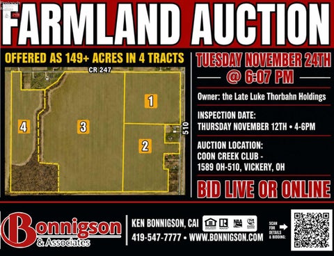 Vacant Land For Sale - SW Cr 247<br/> Vickery, OH 43464