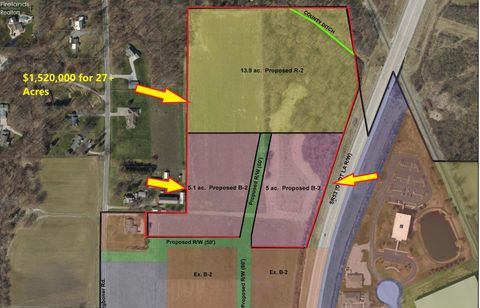 Vacant Land For Sale - 2400 N State Route 53<br/> Fremont, OH 43420
