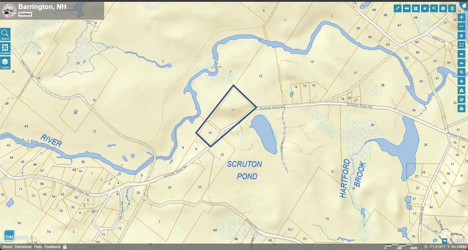 Lots 10-11 Scruton Pond Road
