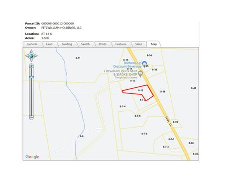 0 Route 12 Fitzwilliam NH 03447