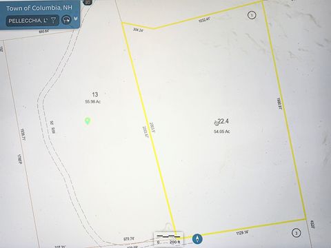 Map 405 Lot 22.4 Columbia NH 03576