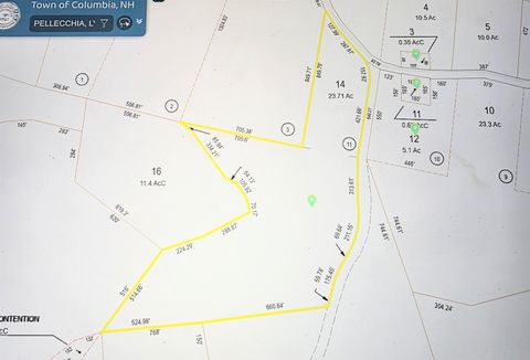 Map 405 Lot 14 Columbia NH 03576