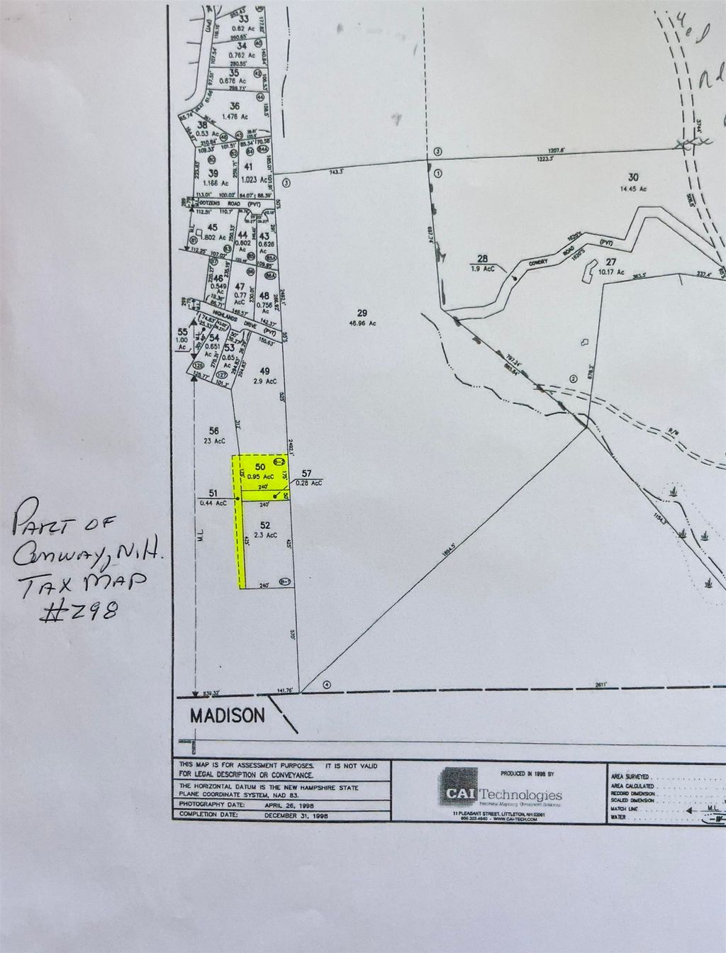 Photo of 0 Off Highlands Drive, Conway, NH 03818 (MLS # 5076101)