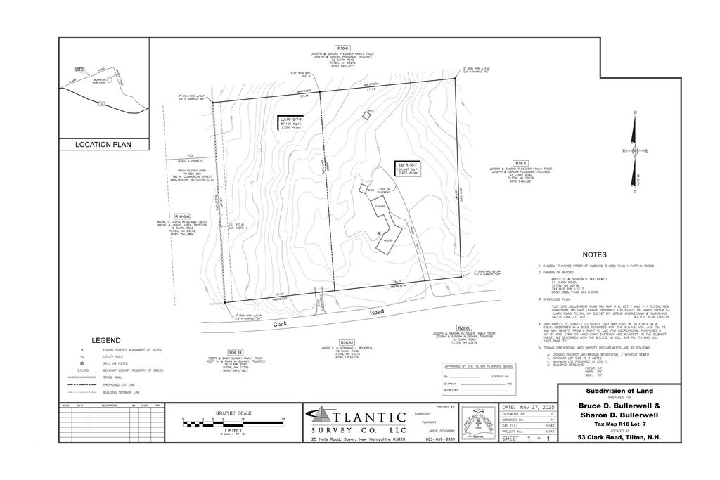 Photo of Clark Road #Map R-16 Lot 7-1, Tilton, NH 03276 (MLS # 5081849)