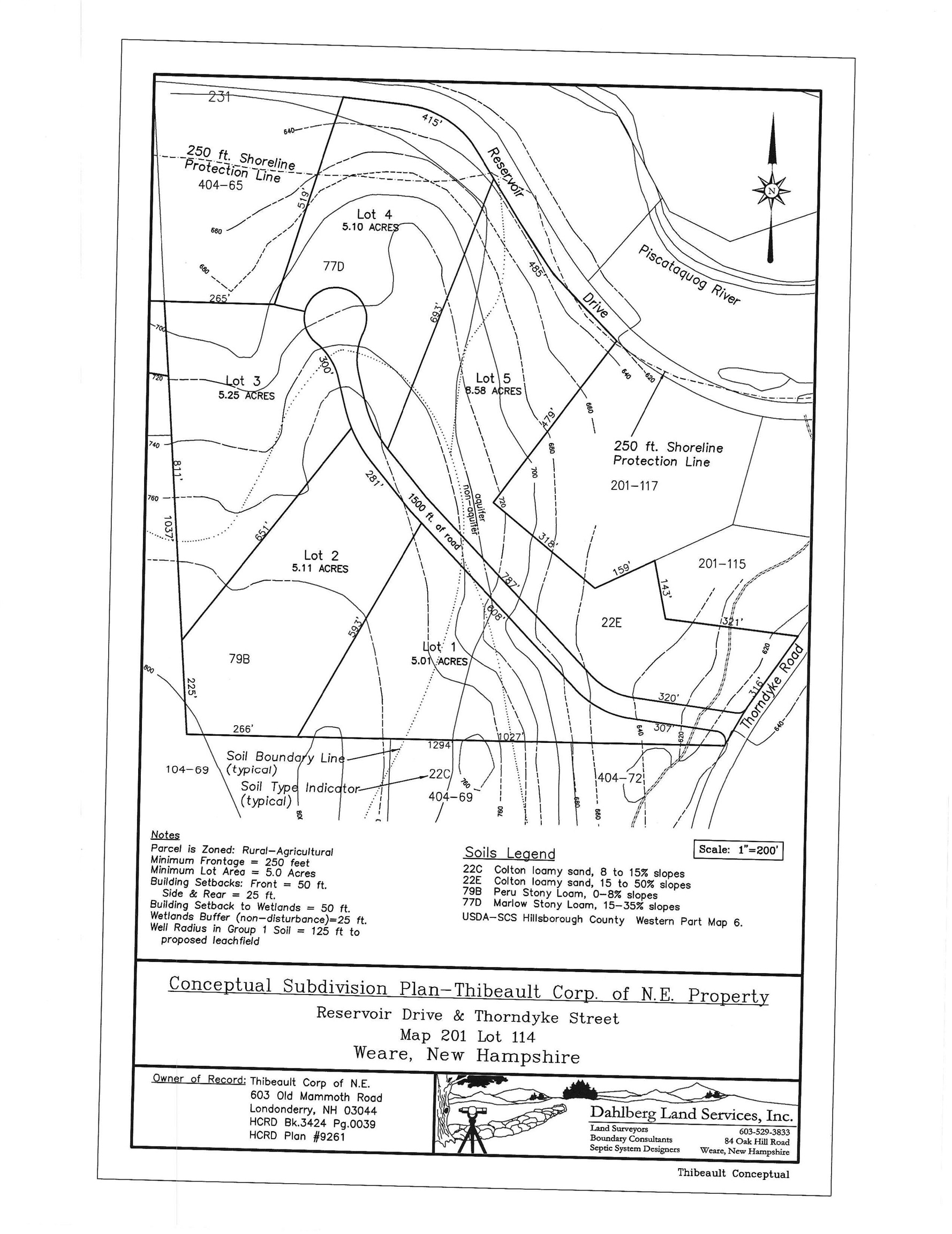 Map 201 Lot 114 Thorndike Road 114