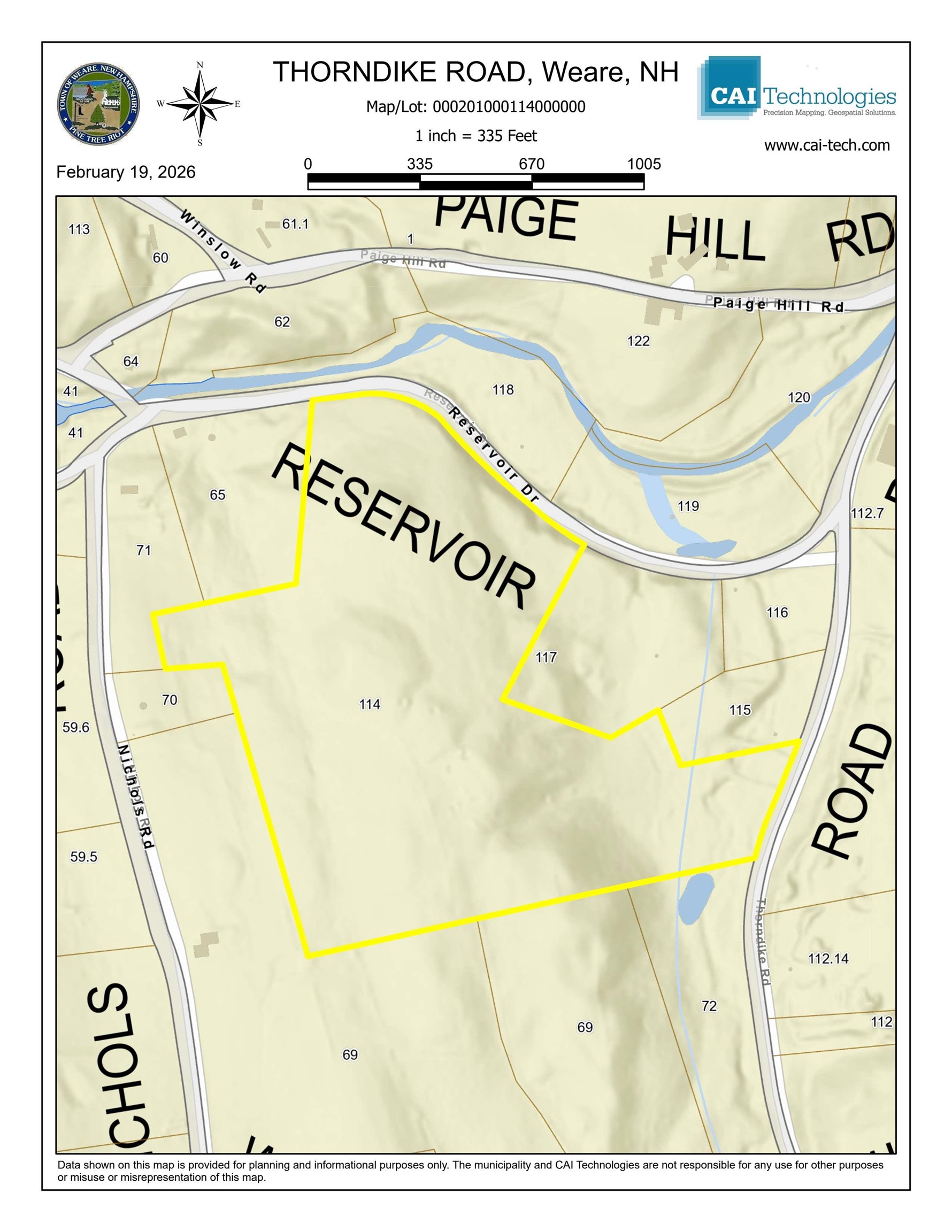 Map 201 Lot 114 Thorndike Road 114