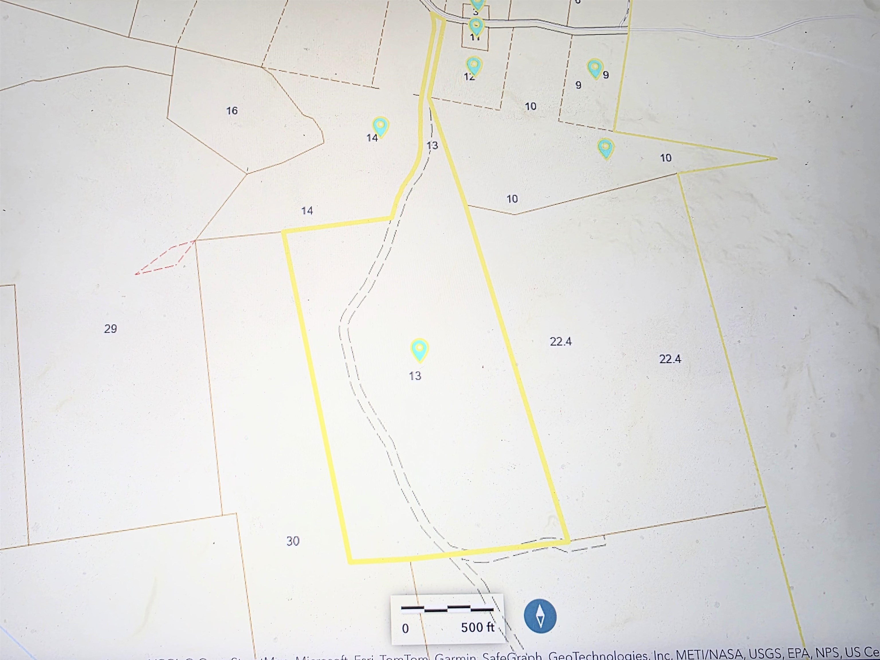 Off Washburn Road Map 405 Lots 4, 13, 14, & 22.4