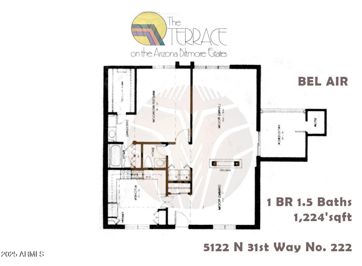 Phoenix, Arizona 85016, United States, 1 Bedroom Bedrooms, ,2 BathroomsBathrooms,Residential,Active,224625