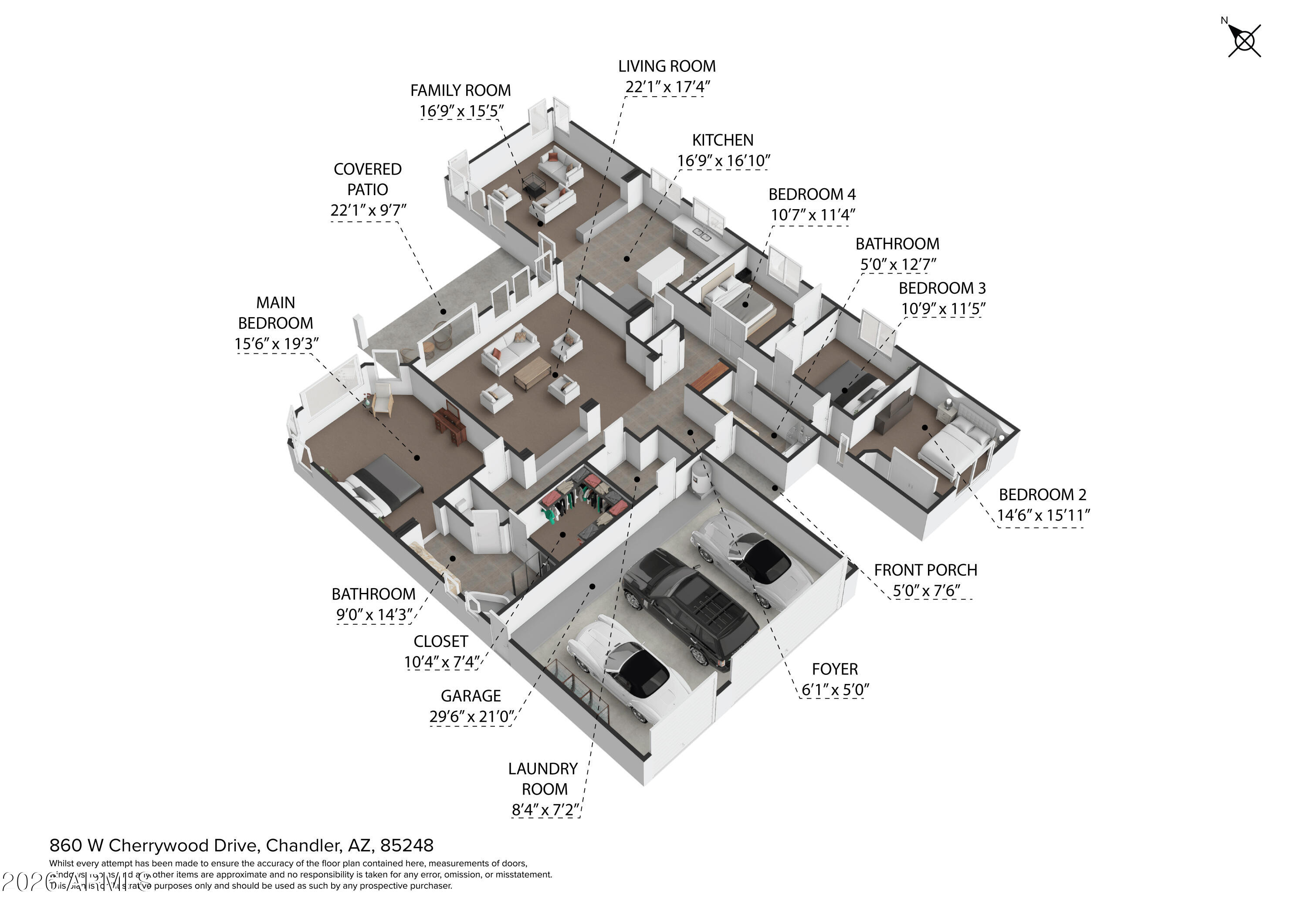 860 W CHERRYWOOD Drive