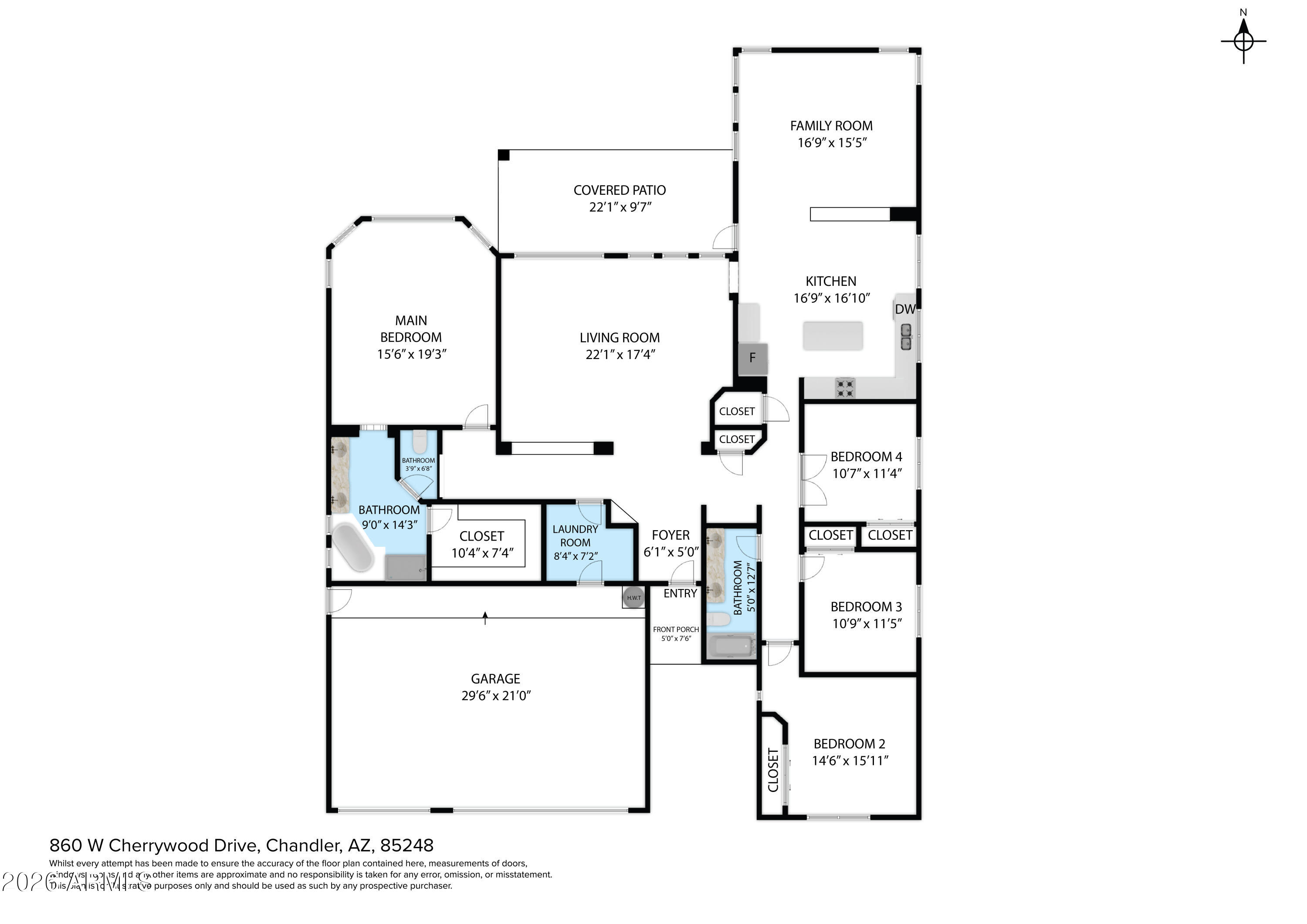 860 W CHERRYWOOD Drive