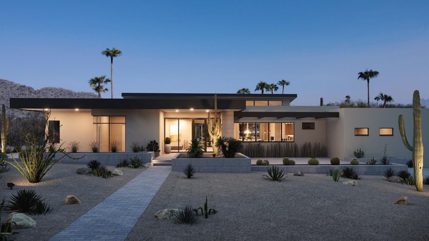NEW CONSTRUCTION by Worth Development, LLC.  This gorgeous 5,336-5,900 square foot, custom contemporary home in the coveted Hillside District of Paradise Valley is an amazing opportunity with stunning mountain and valley views and spacious indoor/outdoor living. This home sits on a flat 1-acre and is minutes from great restaurants and entertainment. The interior features an open concept floor plan with plenty of natural light from a 36' fully retractable glass pocketed wall. The Master Suite boasts a cozy fireplace and easy spa access for romantic evenings and great views. The pool & spa design add to the fine outdoor living concept created for today's modern lifestyle. Other features include a large home office with mountain views, an indoor-outdoor exercise room, a large entertainment bar for hosting guests, a spacious game/teen room and much more! An ample three car garage plus an attached "RV" garage with optional customization opportunities to include space for car lifts and your car collection, a studio apartment, guest casita or workshop. High-end finishes and appliances throughout. Don't miss out on this amazing opportunity for luxury in Paradise Valley!

Expected groundbreaking to occur December 1st and completion projected for Fall of 2021.  Future listing price at completion between $3,250,000 and $3,500,000. Joining the development team now will do more than just that. You can have as much or as little involvement as you like in final decisions related to interior design, finishes, appliances, space planning, etc.