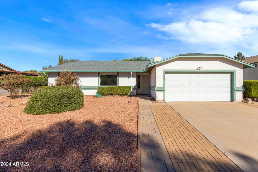 Check out 4849 La Canada! This 3-bedroom, 2-bathroom home offers 1,686 sq. ft. of living space, perfect for family life or entertaining. The kitchen has plenty of counter space and offers great potential for upgrades to make it your own.

The master suite features a walk-in closet and an updated bathroom with a walk-in shower for added privacy and convenience. The guest bathroom has also been updated. The two additional bedrooms offer flexibility for family, guests, or a home office. Inside, you'll find a cozy fireplace to enjoy on cooler nights. Plus, a 2-car garage provides plenty of room for parking or extra storage.

The back patio is covered and shaded by a mature tree, making it a perfect spot to relax outside. There's also an area for a raised garden bed— perfect for gardening enthusiasts! The front yard is well-maintained, adding curb appeal right from the start. Located in a quiet neighborhood but still close to schools, parks, and local amenities, this home is ideal for first-time buyers or anyone looking for a solid place in Sierra Vista. Come take a look today!