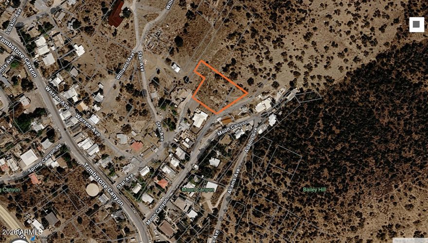 Gorgeous, pristine buildable parcel just over half an acre in a prime location in Old Bisbee. New water and sewer lines already on the property, with easy access via a cement-paved driveway. All the hard work is done! Dotted with mature oak trees, this private setting offers panoramic, unobstructed, far-reaching views. A large, flat area provides the perfect site to build your dream home. A recorded survey is completed with corners already staked, making your vision that much easier to realize. Come experience this beautiful spot and start your dream today. Buyer to verify all facts/figures.