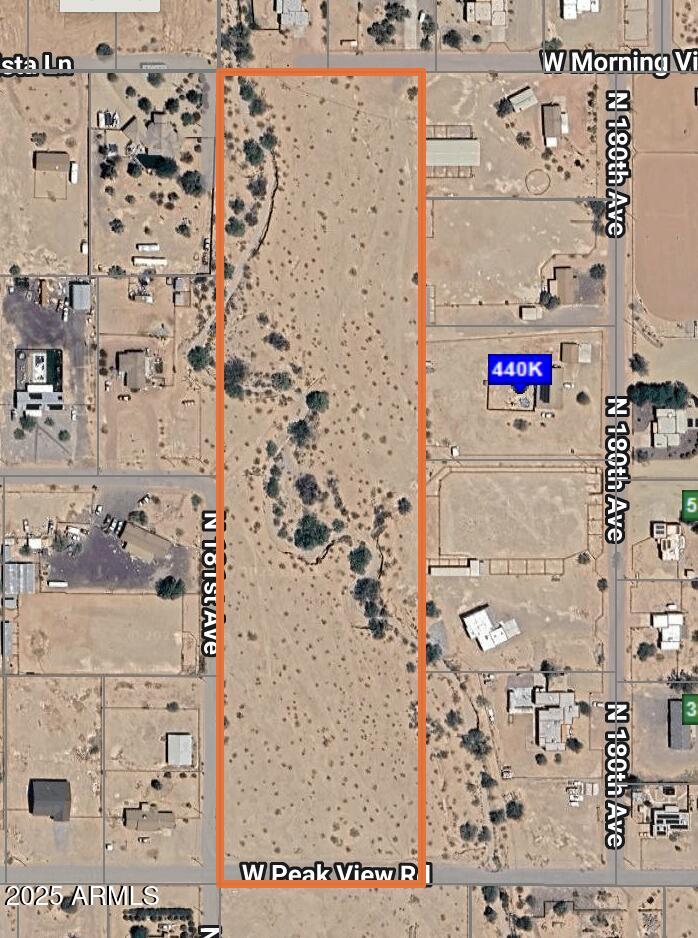 18044 W PEAK VIEW Road metes & bounds