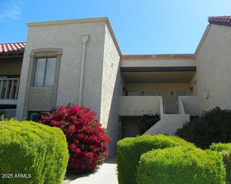Welcome to your move-in-ready, fully furnished condo in the heart of Scottsdale! Recent
 updates include HVAC, flooring, and a master bath revision. Recent (2024) kitchen remodel
 with new cabinets, granite countertops and appliances. This top-floor 1-bedroom, 1-bath
 home offers exceptional value, perfect as a first home or winter retreat. Located in
 beautiful McCormick Ranch, enjoy easy access to freeways, parks, hiking, top restaurants,
 and shopping. Amenities include a covered parking spot, guest parking, heated pool/spa,
 pickleball, and billiards. Owner is a Pennsylvania Real Estate Agent.