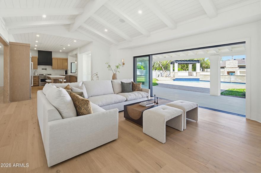 Welcome to a truly exceptional PV Home with an Arcadia flare. Meticulously reimagined with uncompromising craftsmanship and a refined, modern aesthetic. Nestled with stunning custom homes in one of the most desirable pockets of PV, this single-level residence offers an extraordinary opportunity: under $5M remodeled home on an acre-an incredibly rare find in today's market. This 5-bed, 4-bath home seamlessly blends comfort and resort-style living with an effortless indoor-outdoor flow. Step through a steel front door into an interior thoughtfully reimagined with White Oak hardwood flooring, designer lighting, custom millwork, and a modern yet timeless open-concept layout. The expansive living spaces are filled with natural light creating an aesthetic that feels both elevated and inviting