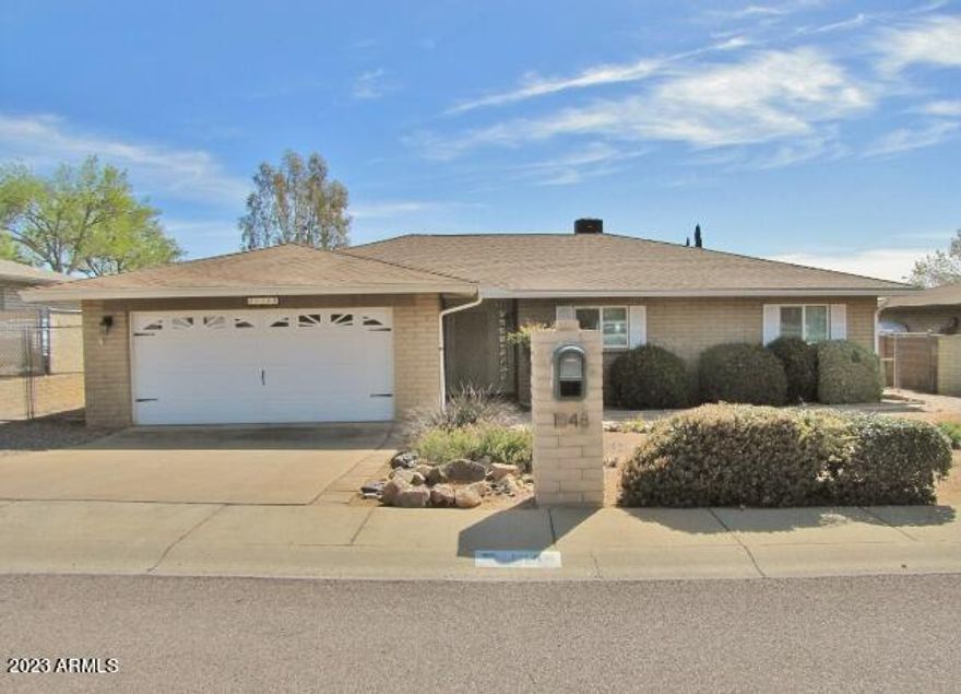 This well-maintained 3BR/2BA/2CG, 1624 sq. ft. rental is centrally located in Sierra Vista, AZ minutes from Ft. Huachuca, shopping and schools. The property has a large living area with wood burning fireplace, central A/C and a large backyard with grass lawn and storage shed.