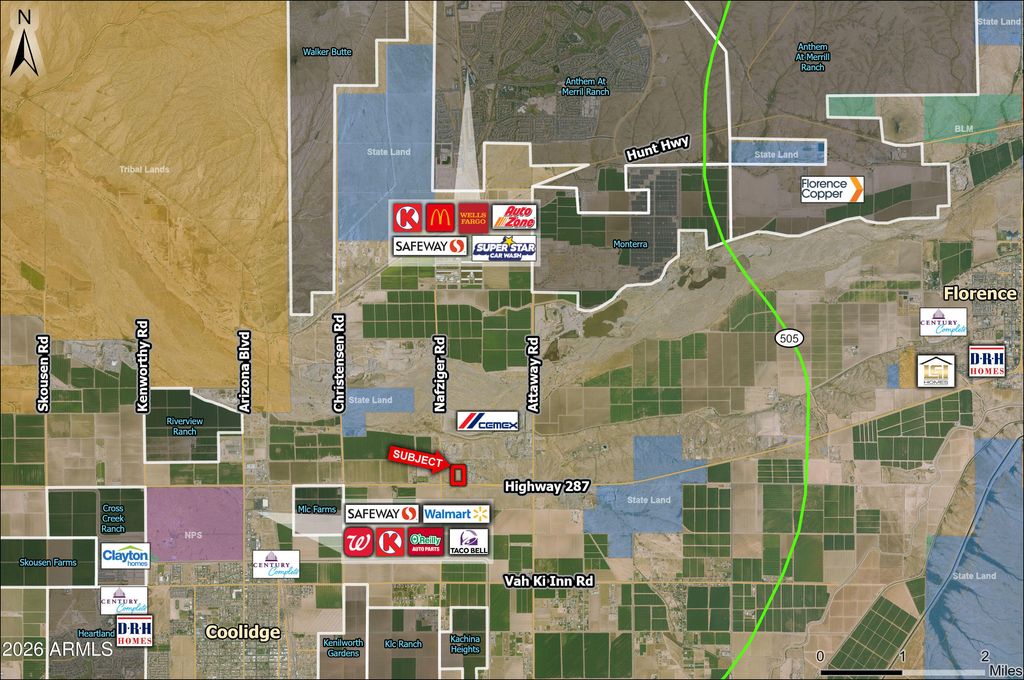 Photo of 0 W Highway 287 #-, Coolidge, AZ 85128 (MLS # 7027791)