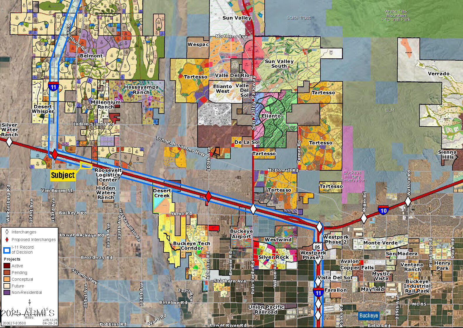 347th Ave W McDowell Road -