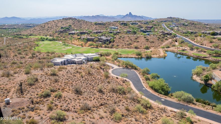 Prestigious Guard Gated Golf Community in Fountain Hills with 24 Hour Security. Nestled in a Serene Cul-de-sac in the Desired Firerock Community, this 1.47-Acre Gently Sloping NS Custom Home Lot offers Breathtaking Views of the Tranquil Lake, Golf Course, and the McDowell Mountains. Surrounded by Multi-Million Dollar Homes this Lot has an Expansive Terrain that provides a Blank Canvas for you to Design and Build your Dream Home. Firerock Country Club offers Membership and Upscale Amenities Including an 18 Hole Championship Golf Course, Pool, Clubhouse, Fitness Center, Tennis, and Pickelball Courts.