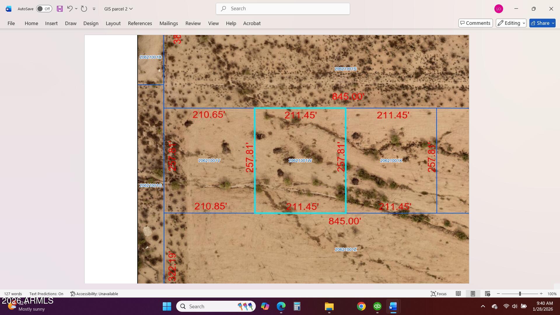 1.25 E TBD-Cactus Forest /N Reed Lot2 Road 2