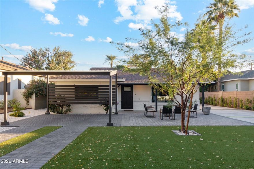 **Fully Renovated Arcadia Gem | Turnkey Investment Opportunity** 
Welcome to your next high-performing investment in the heart of Arcadia--one of Phoenix's most sought-after luxury neighborhoods. This home offers an unparalleled lifestyle close to premier dining, shopping, and entertainment, as well as close proximity to Old Town Scottsdale and Sky Harbor Airport. This property checks every box for convenience and desirability. This beautifully renovated home blends modern design with effortless functionality, making it the perfect turnkey opportunity for the savvy investors looking to capitalize on this already successful thriving short-term rental market  to maximize rental appeal and ROI. It has been completely reimagined with an open floor plan, creating a bright and airy environment perfect for both everyday living and entertaining. The heart of the home is the spacious kitchen, which flows seamlessly into the living and dining areas. Your private oasis awaits outdoors to create the ultimate backyard retreat, featuring a sparkling pool for splashing around or doing laps. Accompanied by an outdoor kitchen with a built-in grill--the perfect setting for Arizona's sunny days and starry nights. 
Step inside to discover a bright, open-concept layout featuring high-end finishes, upgraded flooring, and a seamless indoor-outdoor flow that today's guests love. The thoughtfully designed kitchen boasts sleek countertops, custom cabinetry, and premium appliances--ideal for entertaining or hosting extended stays. 
Each bedroom offers comfort and style, while both bathrooms have been fully updated with designer touches that elevate the overall experience. Whether guests are visiting for golf, spring training, or a relaxing desert getaway, this home delivers the upscale vibe they're searching for. 
Whether you're expanding your portfolio or entering the short-term rental space, this Arcadia beauty is a rare find with exceptional upside.