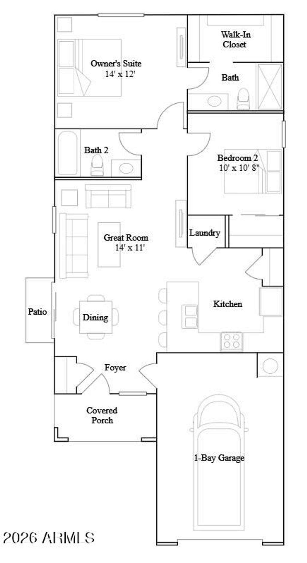 Photo of 17502 N Del Mar Avenue, Maricopa, AZ 85138 (MLS # 6972895)