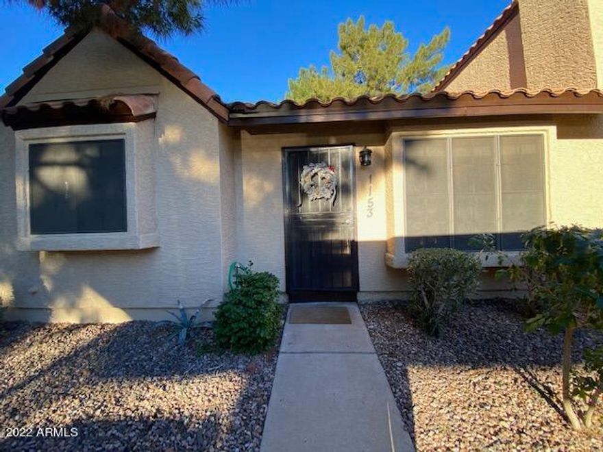 This 3BR/2BA, 1196 sq.ft. tri-level townhome is centrally located in Mesa, AZ minutes from MCC, ASU, Mesa Riverview Shopping Center and Sloan Park home of the Chicago Cubs Spring Training games.  The townhome includes central A/C, an open floor-plan and quiet neighborhood.