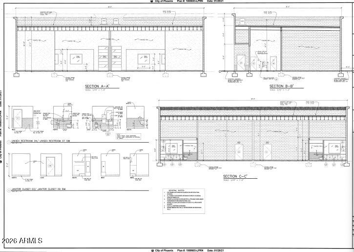 COLLINS ADDITION PHOENIX BLOCKS 31-34 & 39-40 - Land